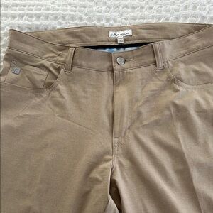 Peter Millar Khaki lightweight golf pants size 36